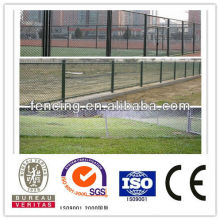 Gal. or PVC coated of Chain link fence for football ground (10 years' factory)